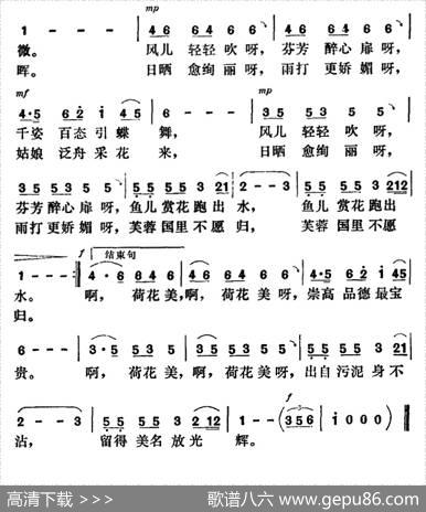 荷花美（李严词陈川、文健曲） - 李严|陈川、文健
