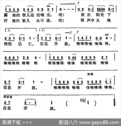 露珠与汗珠 - 王恃久|许敏男
