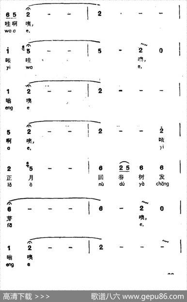 树枝逢春发新芽（声唔、苗族高腔）