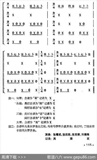 八哥洗澡（打击乐合奏）