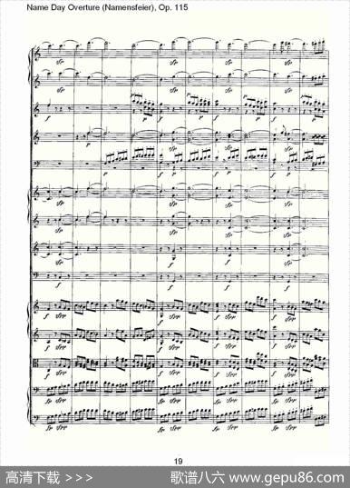 NameDayOverture（Namensfeier)，Op.11）