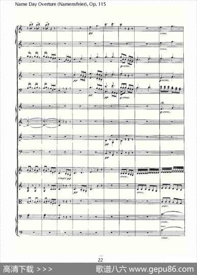 NameDayOverture（Namensfeier)，Op.11）