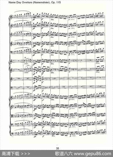 NameDayOverture（Namensfeier)，Op.11）