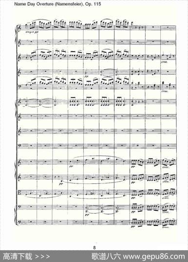 NameDayOverture（Namensfeier)，Op.11）