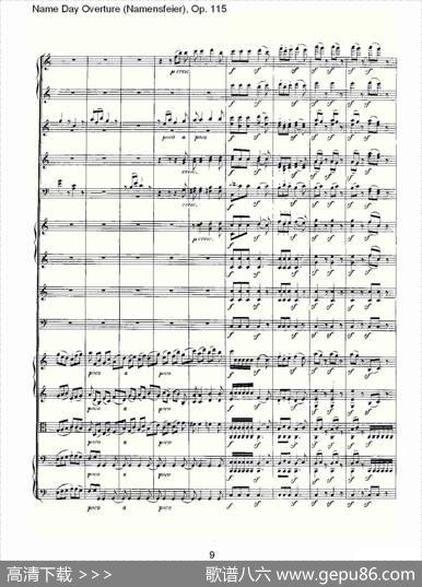 NameDayOverture（Namensfeier)，Op.11）