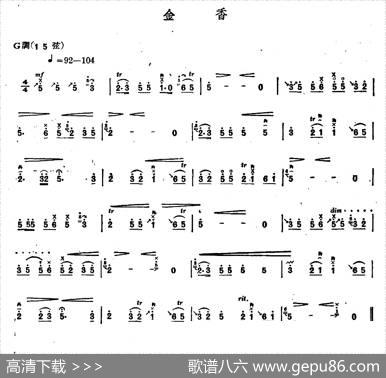 金香（内蒙四弦独奏曲）
