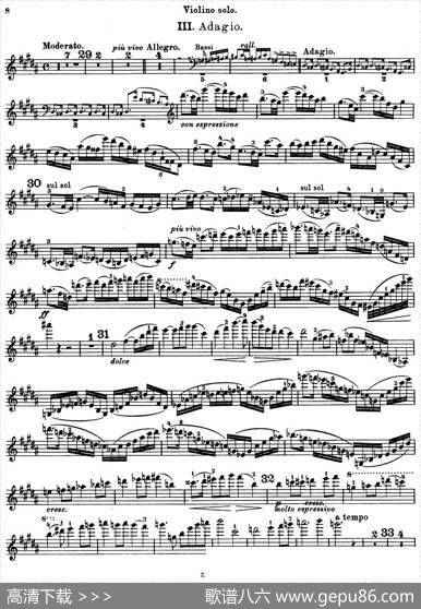 第3号小提琴协奏曲Op.99（violinconcertono.3）|胡拜（hubay）