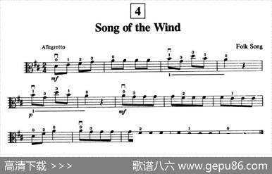SongoftheWind（中提琴）