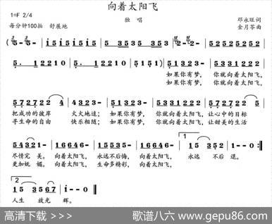 向着太阳飞 - 邓永旺|金月苓