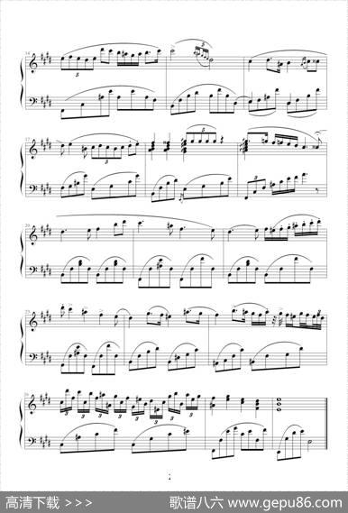 第一钢琴协奏曲第二乐章“罗曼查”（韩剧《天国的阶梯》背景音乐）