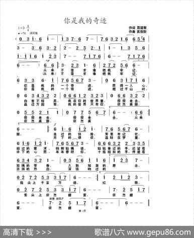 你是我的奇迹（聂建新词武俊毅曲） - 聂建新|武俊毅