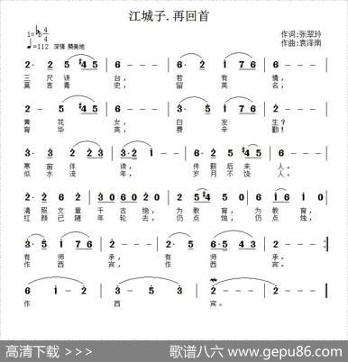 江城子·再回首 - 张翠玲|袁泽南