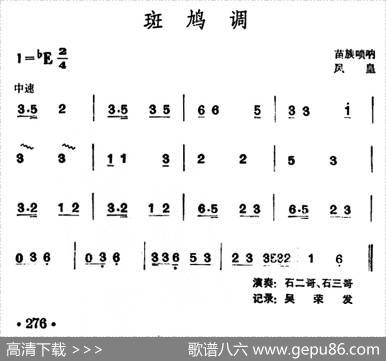 斑鸠调（苗族唢呐）