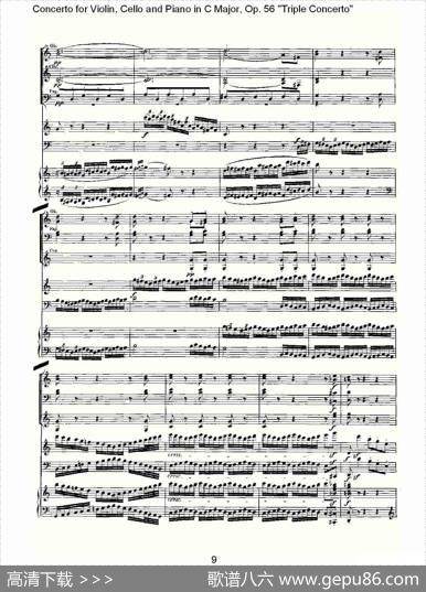 C大调大提琴与钢琴协奏曲Op.56第三乐章（一）