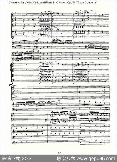 C大调大提琴与钢琴协奏曲Op.56第三乐章（一）