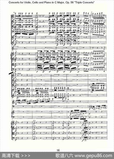 C大调大提琴与钢琴协奏曲Op.56第三乐章（一）