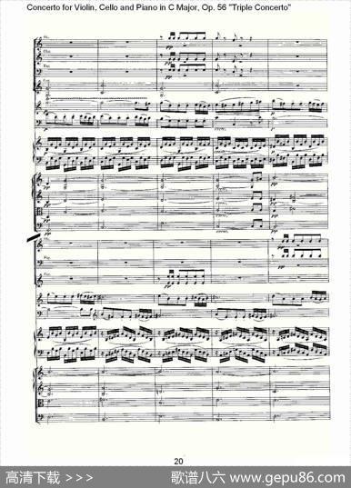 C大调大提琴与钢琴协奏曲Op.56第三乐章（一）