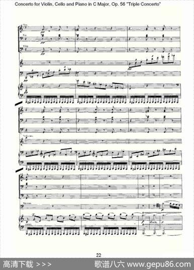 C大调大提琴与钢琴协奏曲Op.56第三乐章（一）