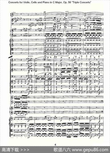 C大调大提琴与钢琴协奏曲Op.56第三乐章（一）