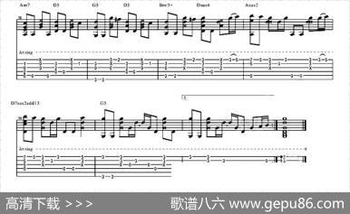 私奔到月球（指弹吉他谱） - 阿信|阿信