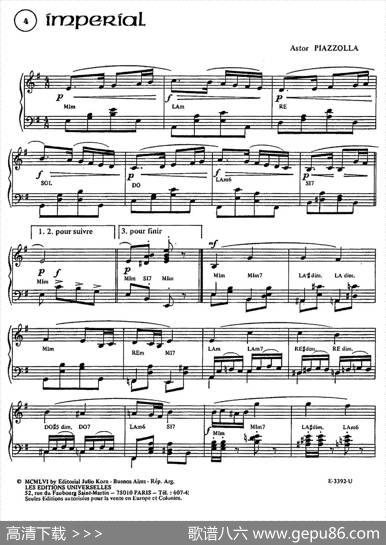 Piazzolla合集：4、Imperial|皮亚佐拉