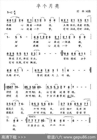 半个月亮 - 付林|付林