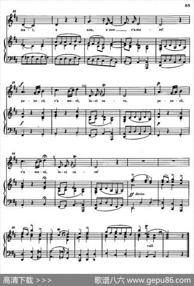 [意]Perlagloriad'adorarvi（以爱的名义）|博农奇尼
