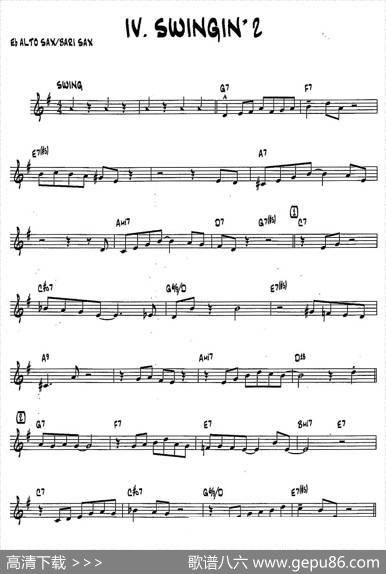 SWINGIN'2（15首爵士练习曲之4）|BobMintzer