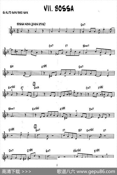 BOSSA（15首爵士练习曲之7）|BobMintzer