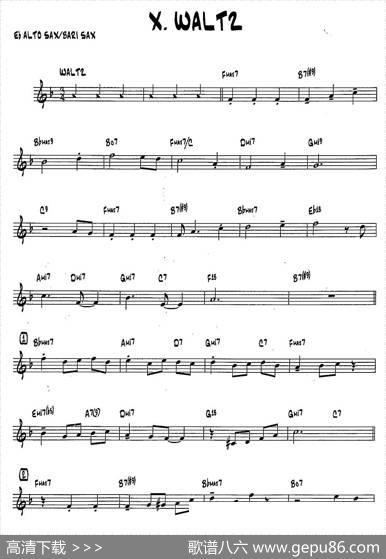 WALTZ（15首爵士练习曲之10）|BobMintzer