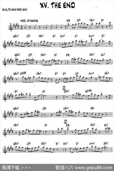 THEEND（15首爵士练习曲之15）|BobMintzer