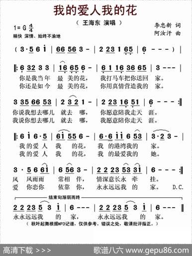 我的爱人我的花 - 李忠新|阿汝汗