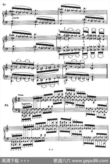 51Exercises,WoO6（51首钢琴练习38—51）|Brahms·Johannes（勃拉姆斯）
