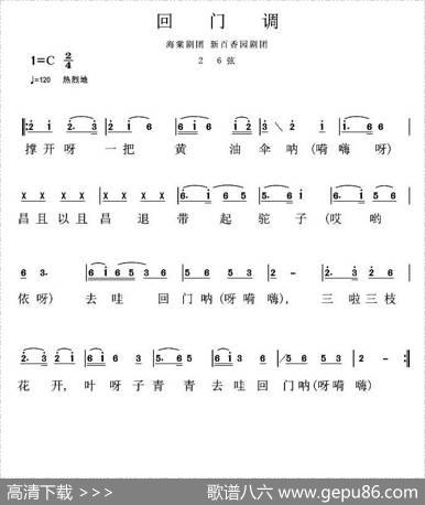 岳阳花鼓戏：回门调