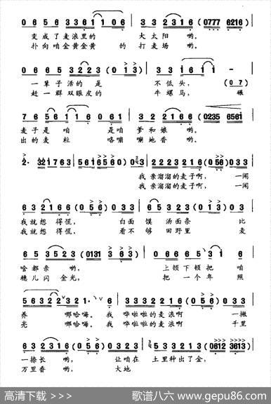 大地麦浪（蒋建伟词冯世全曲） - 蒋建伟|冯世全