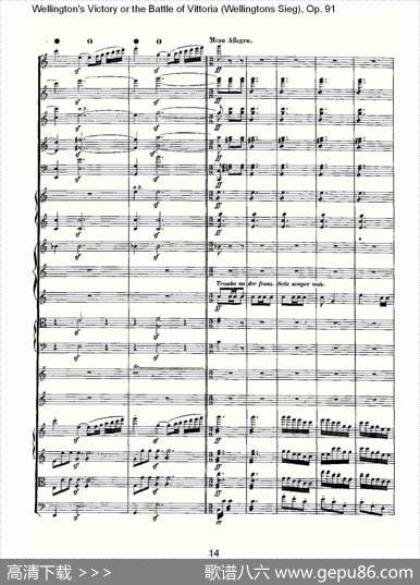 WellingtonsSieg（Op.91第一乐章（一））