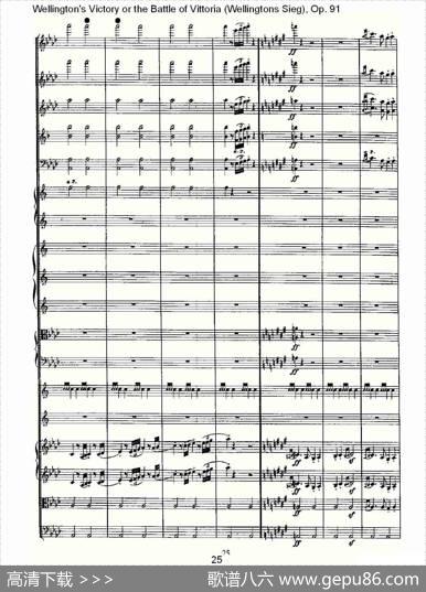 WellingtonsSieg（Op.91第一乐章（一））