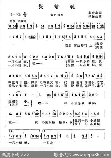 捉蜻蜓（龚庆丰词张保生曲） - 龚庆丰|张保生