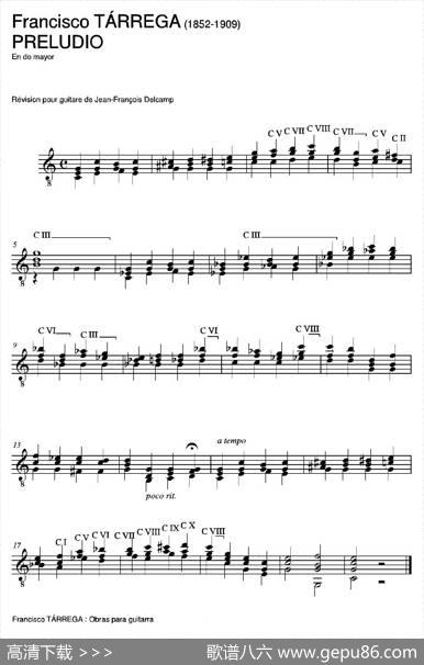 《塔雷加作品全集》第12部分（古典吉他）|弗朗西斯科·塔雷加