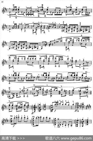 JoaquinRodrigoMusicforGuitar（罗德里戈吉他音乐P22-35）（古典吉他）|JoaquínRodrigo