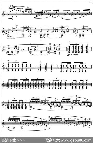 JoaquinRodrigoMusicforGuitar（罗德里戈吉他音乐P22-35）（古典吉他）|JoaquínRodrigo