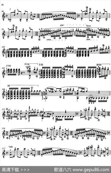 JoaquinRodrigoMusicforGuitar（罗德里戈吉他音乐P54-60）（古典吉他）|JoaquínRodrigo