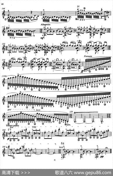 JoaquinRodrigoMusicforGuitar（罗德里戈吉他音乐P54-60）（古典吉他）|JoaquínRodrigo