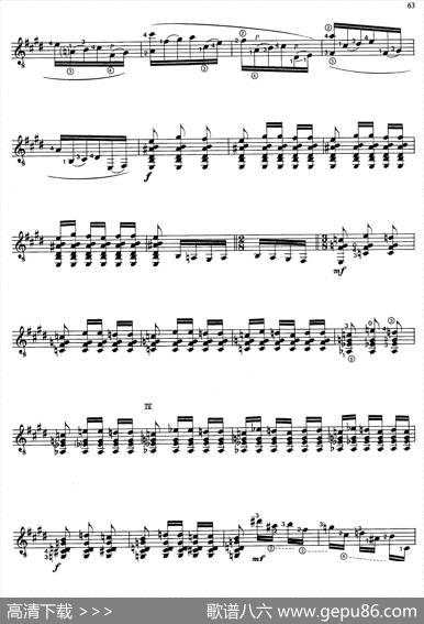JoaquinRodrigoMusicforGuitar（罗德里戈吉他音乐P61-68）（古典吉他）|JoaquínRodrigo