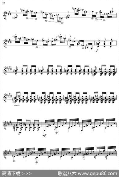 JoaquinRodrigoMusicforGuitar（罗德里戈吉他音乐P61-68）（古典吉他）|JoaquínRodrigo