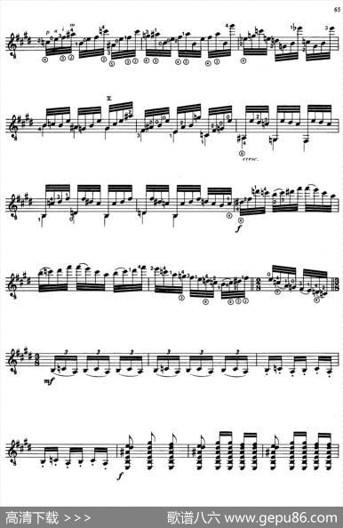 JoaquinRodrigoMusicforGuitar（罗德里戈吉他音乐P61-68）（古典吉他）|JoaquínRodrigo