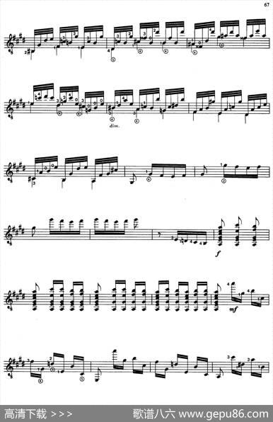JoaquinRodrigoMusicforGuitar（罗德里戈吉他音乐P61-68）（古典吉他）|JoaquínRodrigo
