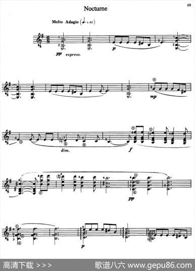 JoaquinRodrigoMusicforGuitar（罗德里戈吉他音乐P69-79（古典吉他）|JoaquínRodrigo