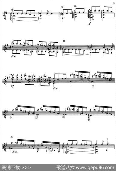 JoaquinRodrigoMusicforGuitar（罗德里戈吉他音乐P69-79（古典吉他）|JoaquínRodrigo