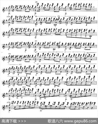 UnaLimosnaporelAmordeDios（古典吉他）|奥古斯汀·巴里奥斯·曼戈雷（AgustinBarriosMangore）